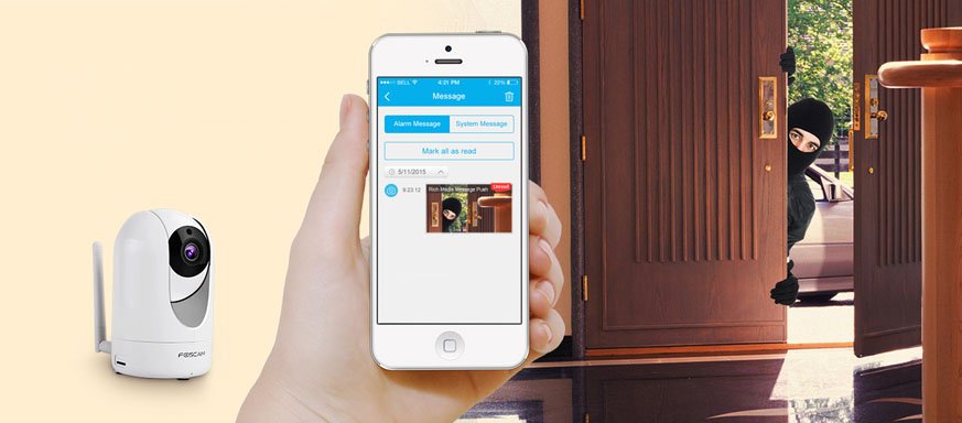 Camera quan sát qua điện thoại không dây